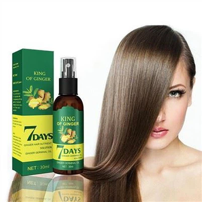 O'simlik zanjabil soch o'sishi parvarishlash uchun moyli sprey