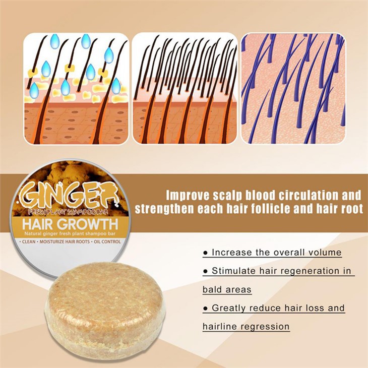Ginger Hair Growth Soap Shampoo