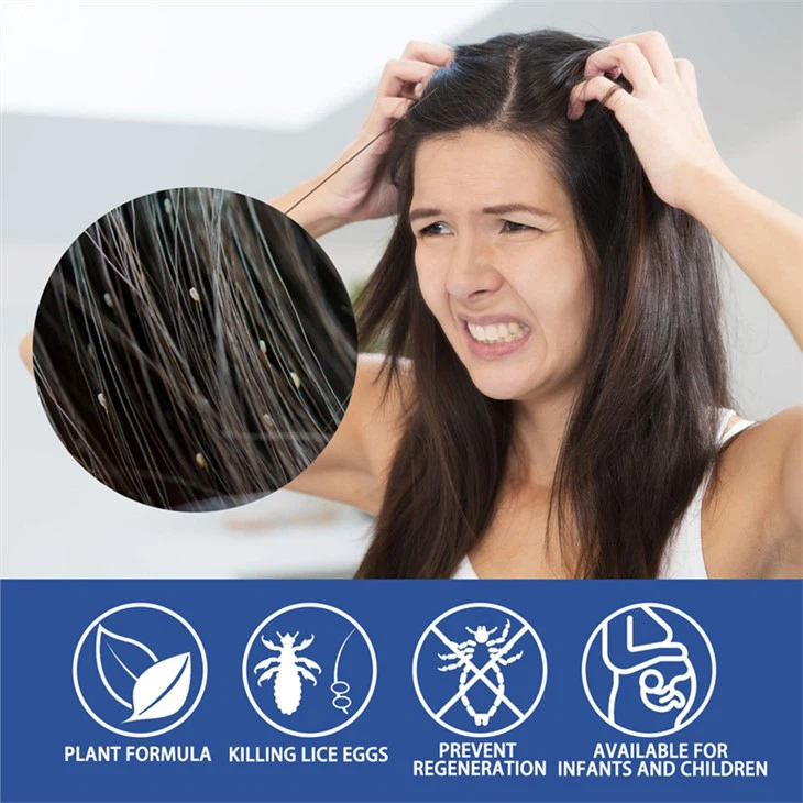 Head Lice Flea Tick Louse Egg Removing Treatment Spray