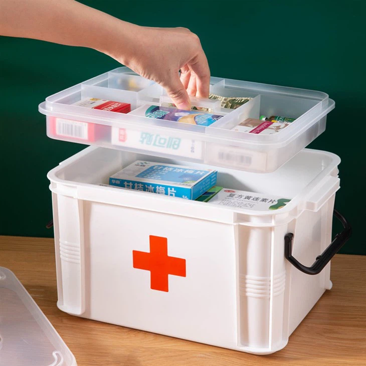 Medicine First Aid Organizer Box